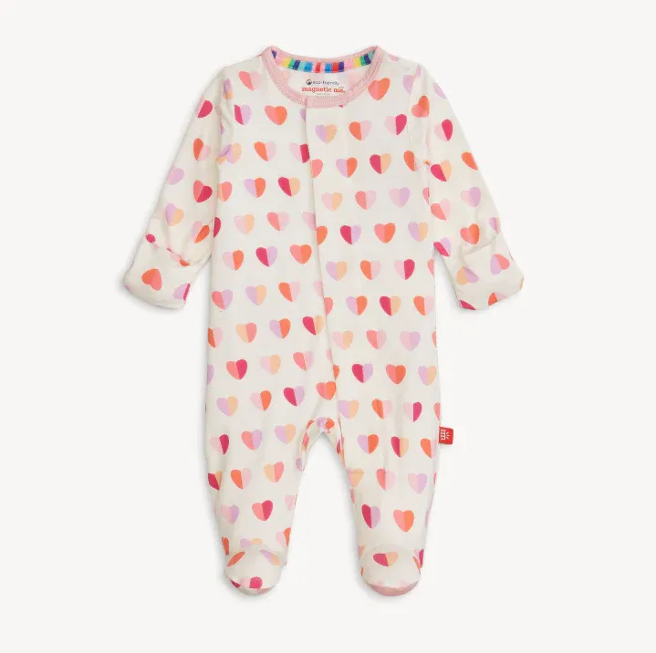 Pink XO Modal Magnetic Footie