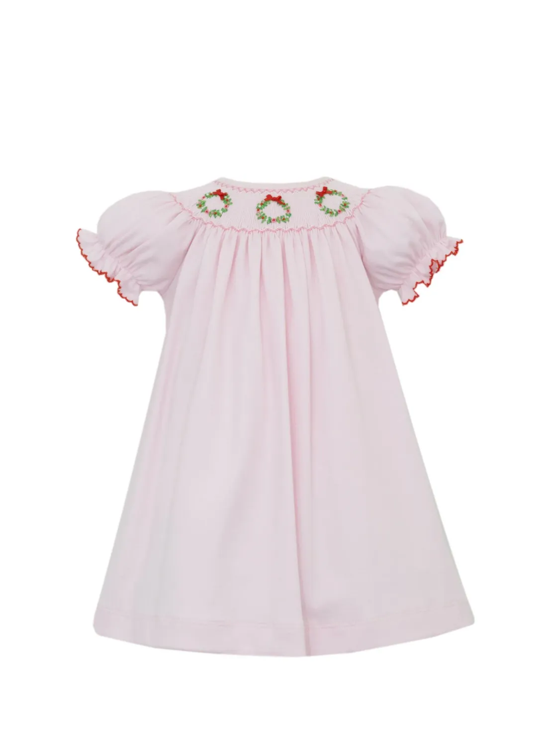 Christmas Wreath Pink Knit Bishop