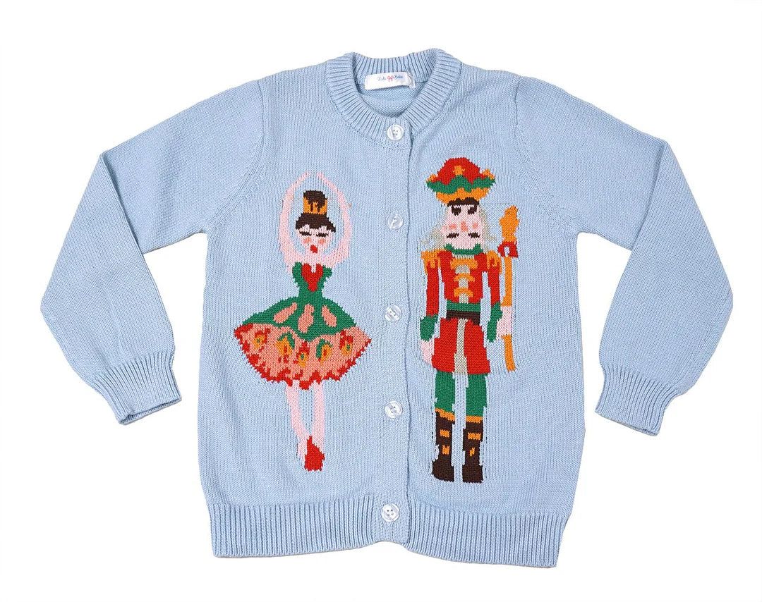 Nutcracker Knit Sweater in Blue