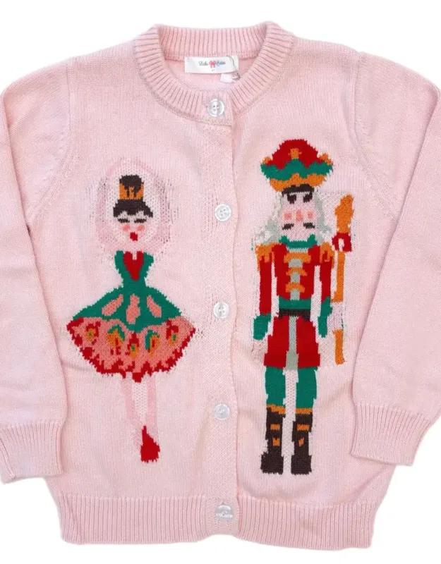 Nutcracker Knit Sweater in Pink