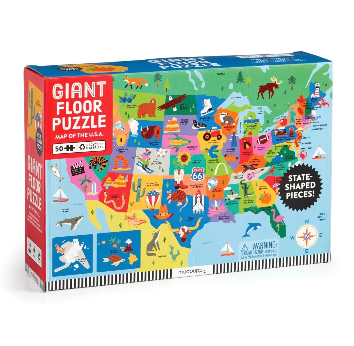 Maps of the USA  50 Piece Puzzle