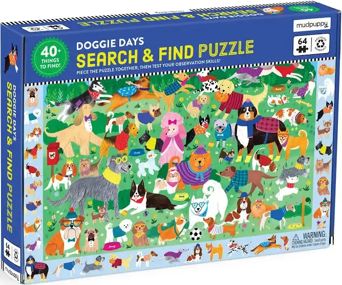 Doggie Days Search and Find Puzzle
