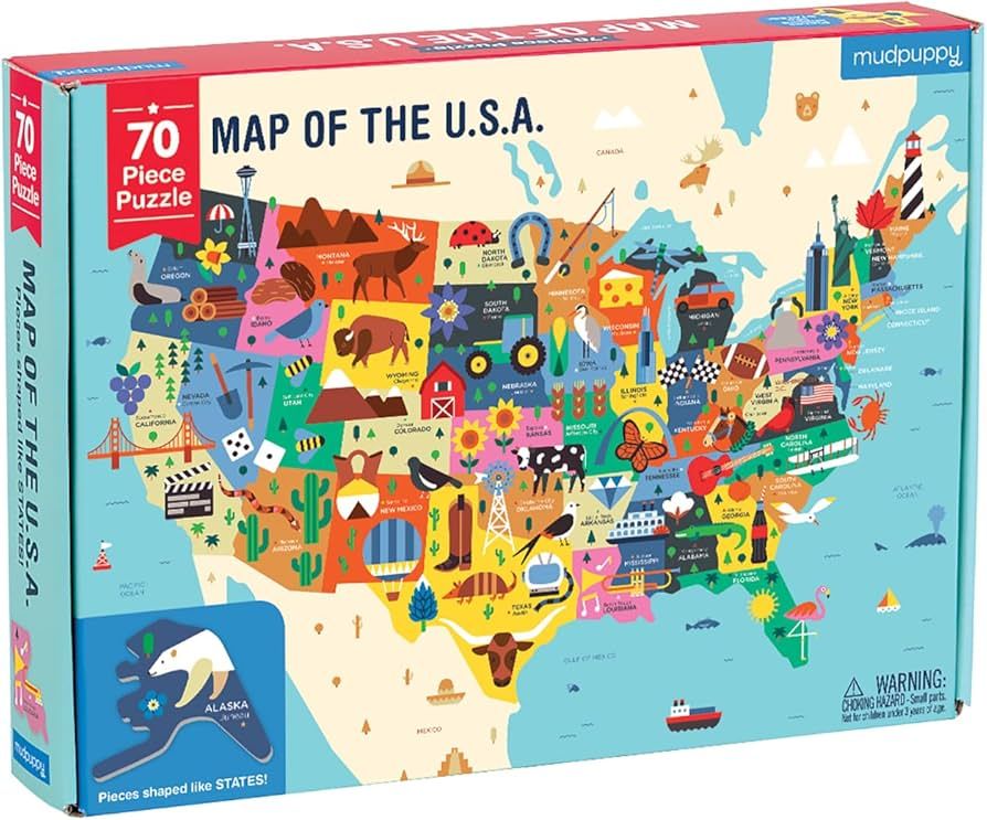 Map of the USA Puzzle (70 Piece)