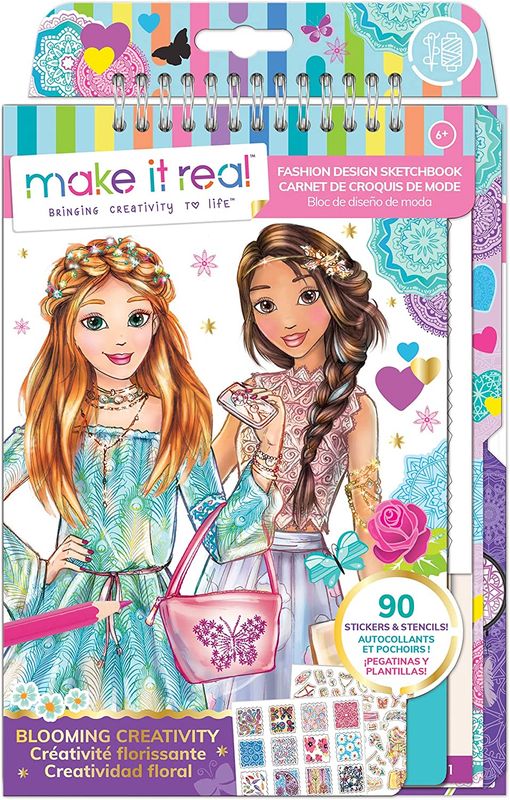 Fashion Design Sketchbook:  Blooming Creativity