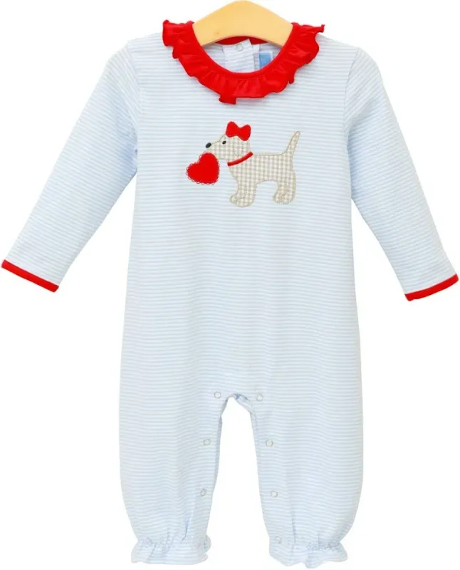 Puppy Love Ruffle Romper