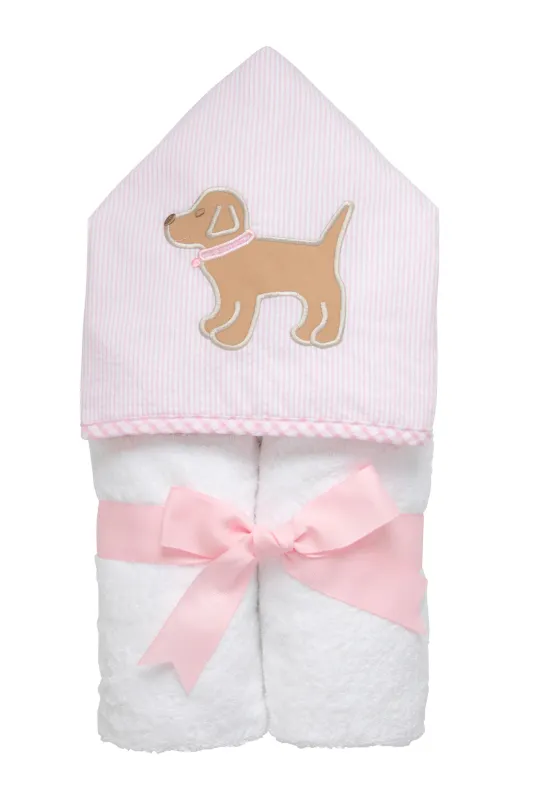 Puppy Everykid Towel Pink