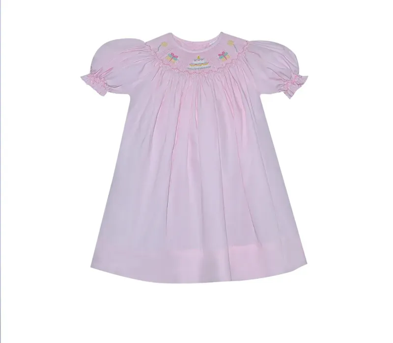 Pink Birthday Georgette Dress