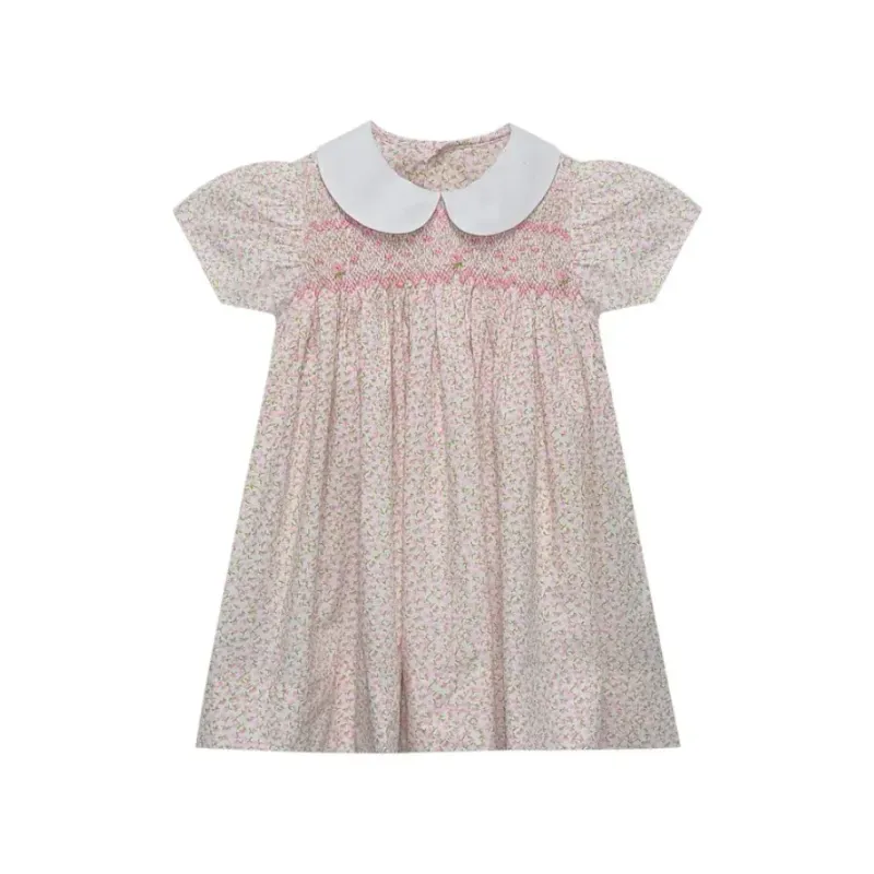 Pink Flower In Full Bloom Asher Dress
