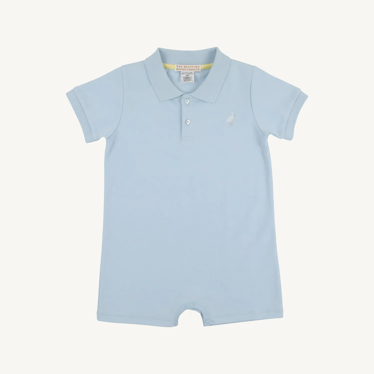 Sir Propers Pima Romper in Buckhead Blue