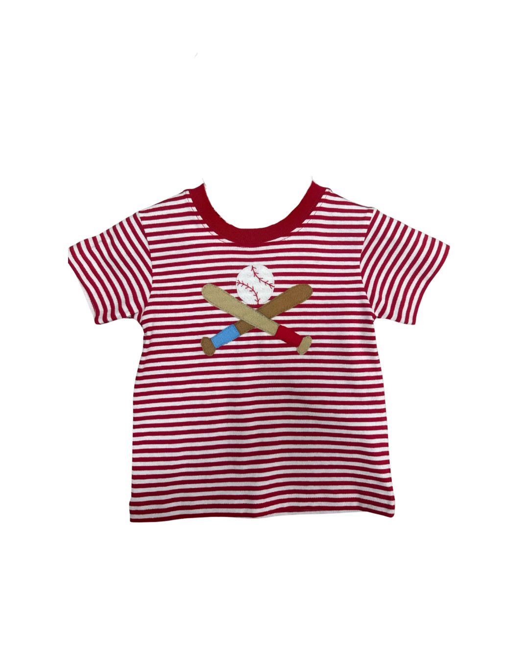 Striped Boys Baseball Tee