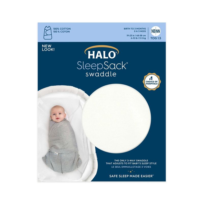 Newborn Cream Organic- NB Sleepsack Swaddle