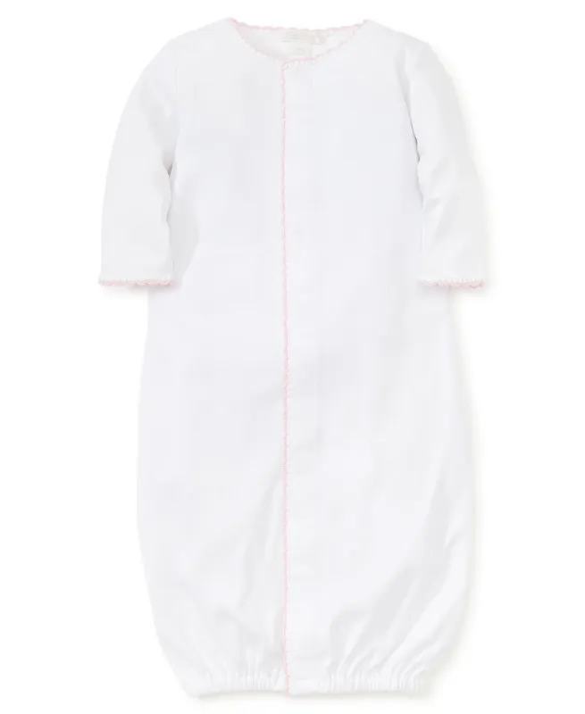 New Premier Basics Converter Gown in White/Pink
