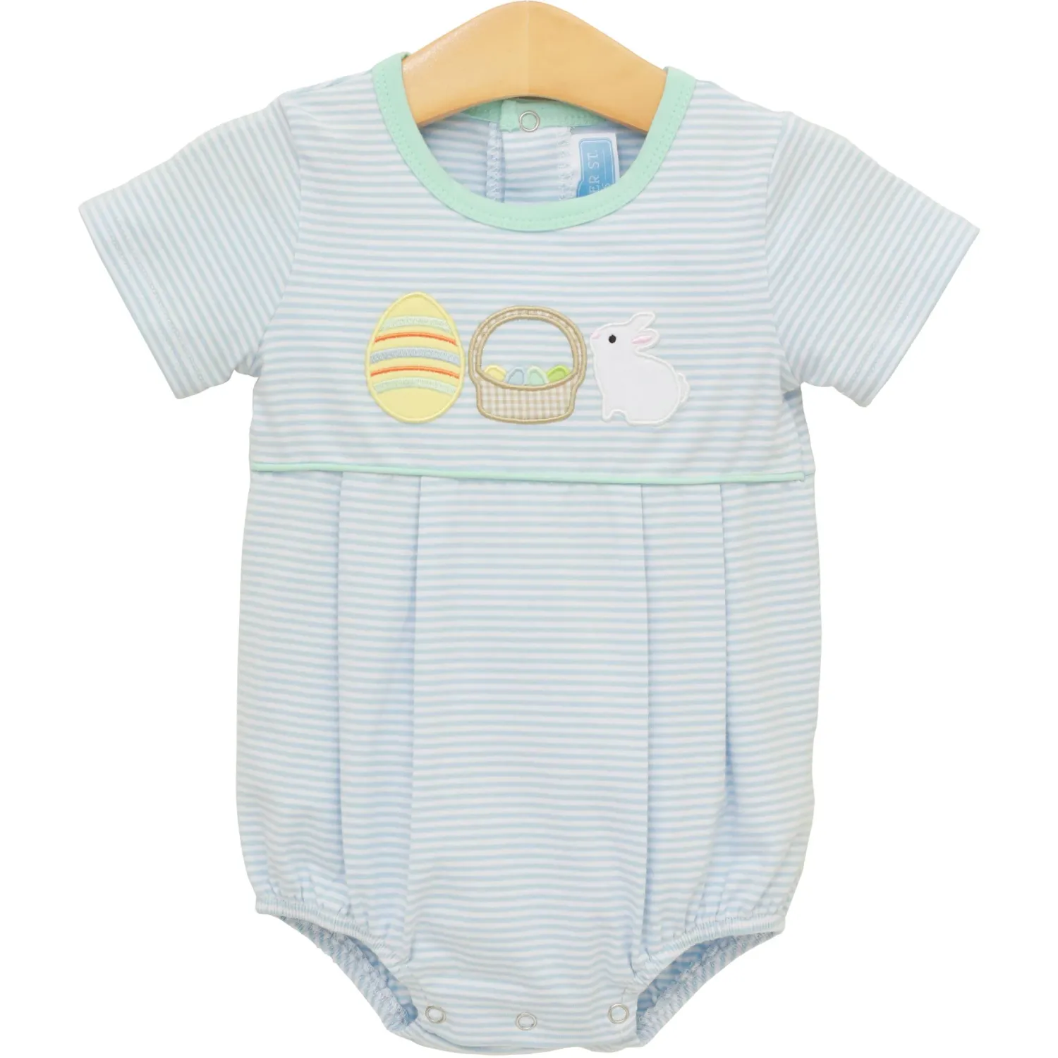 Bunnies and Baskets Bubble in Blue