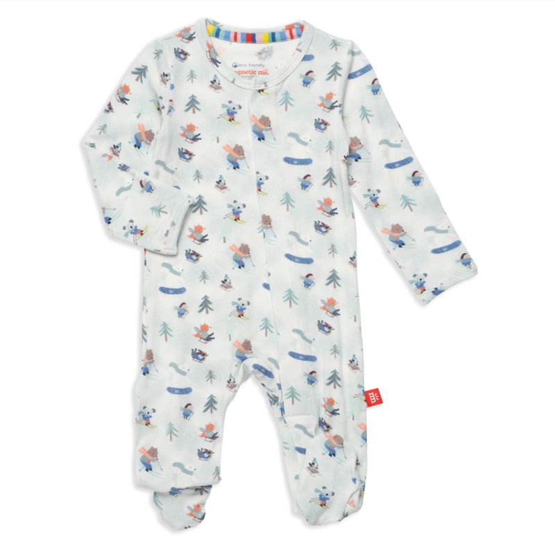 Tis the Ski-son Magnetic Parent Favorite Footie