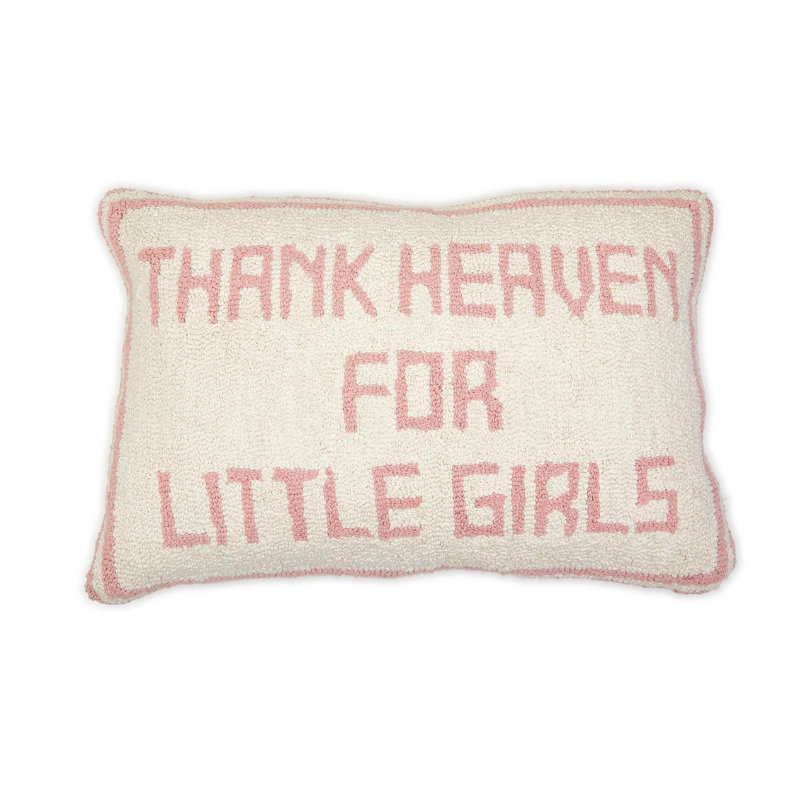 Thank Heaven for Little Girls Throw Pillow