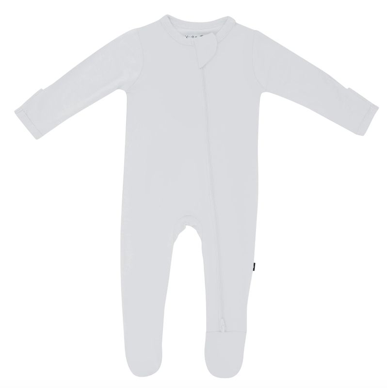 Zippered Footie in Storm