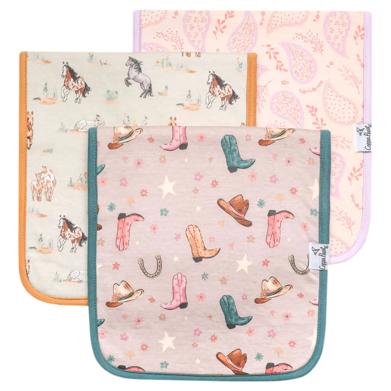 Cheyenne Burp Cloths