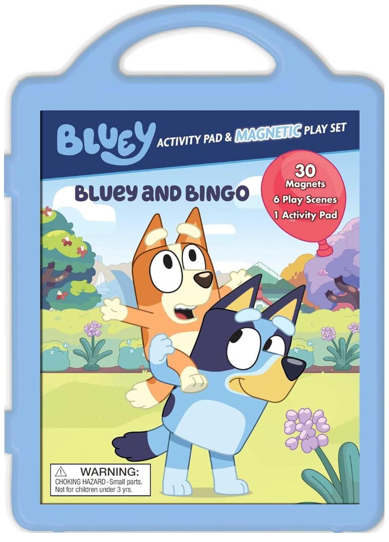 Bluey and Bingo Activity Pad and Magnetic Play Set
