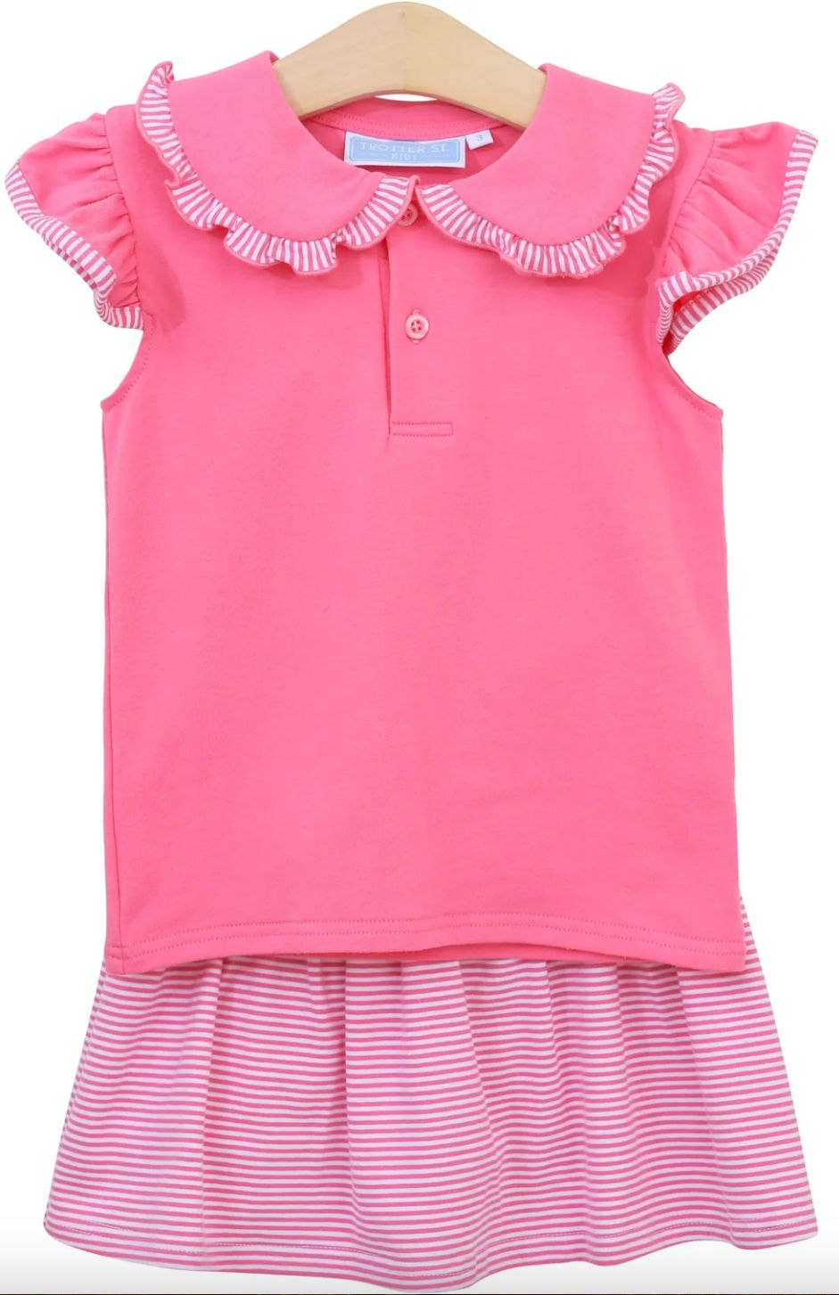 Camilla Skort Set- Pink Stripe
