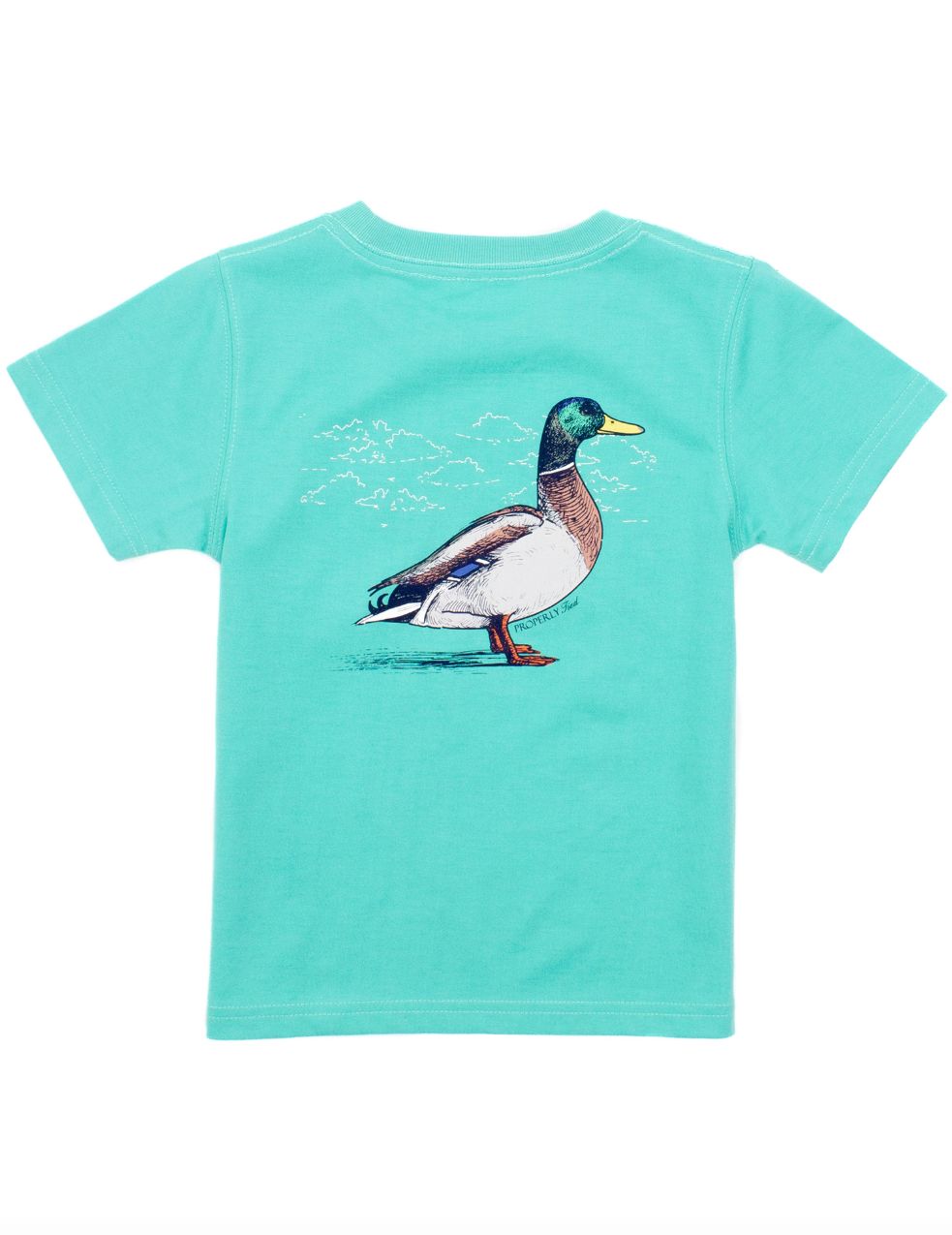 Duck Short Sleeve Soft Green T-Shirt