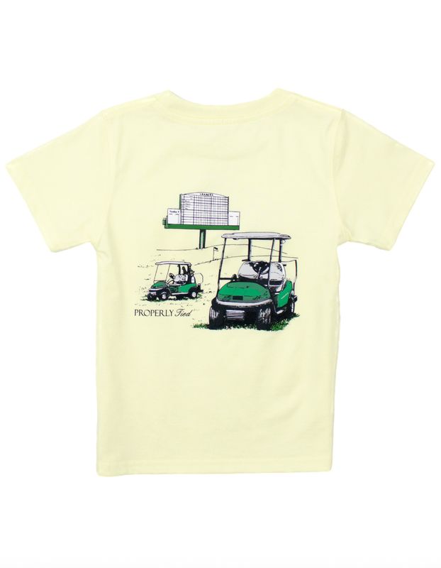 Leaderboard Short Sleeve Light Yellow T-Shirt