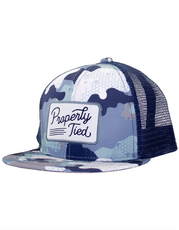 Sportsman Trucker Hat Delta Backwater Camo