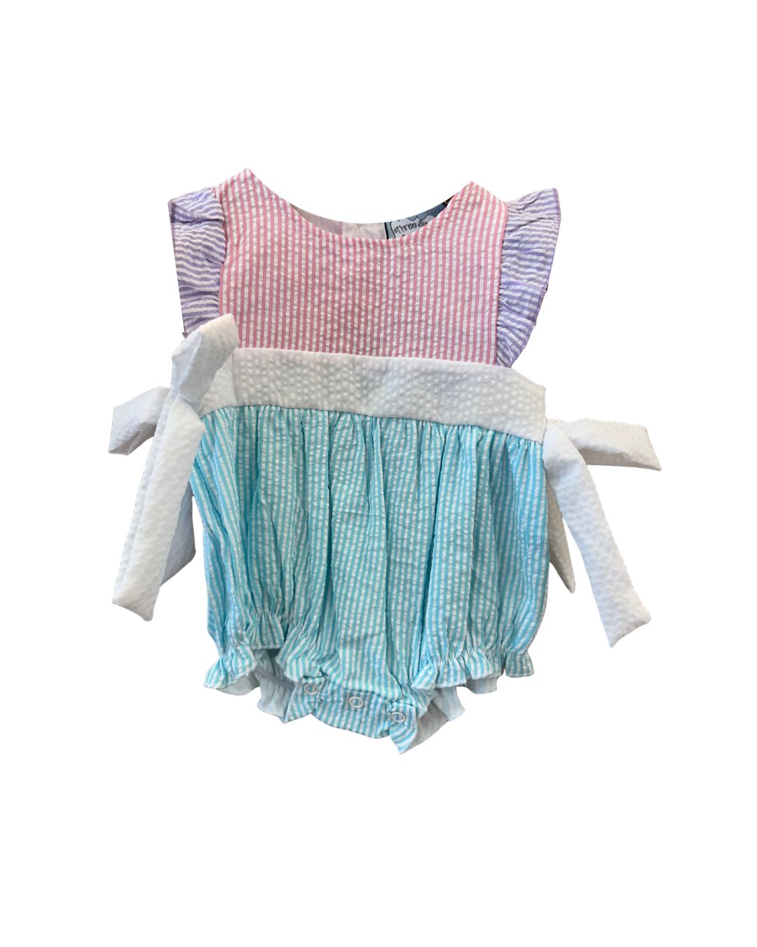 Colorblock Tie Bubble