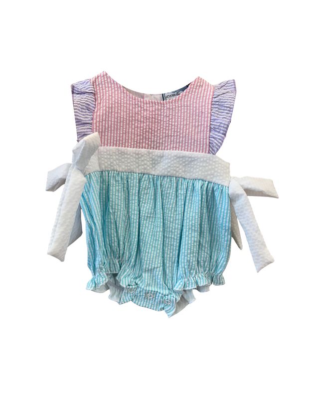 Colorblock Tie Bubble