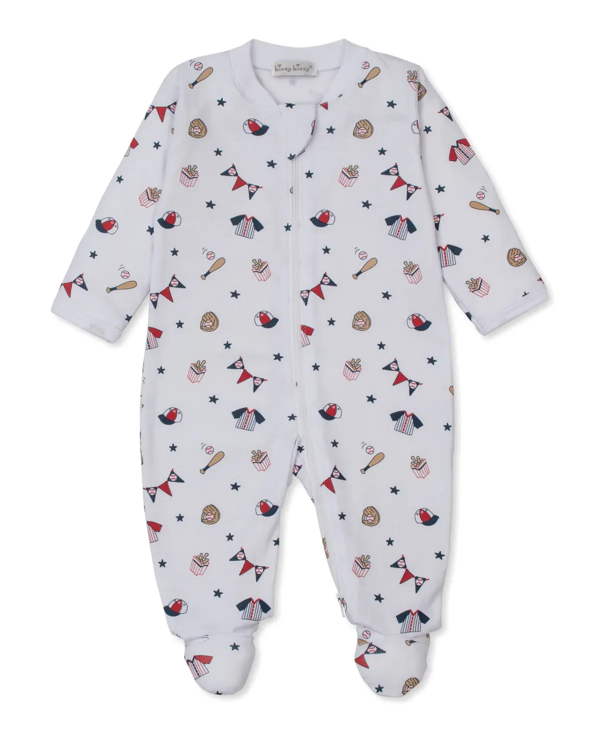 Play Ball Zipper Footie