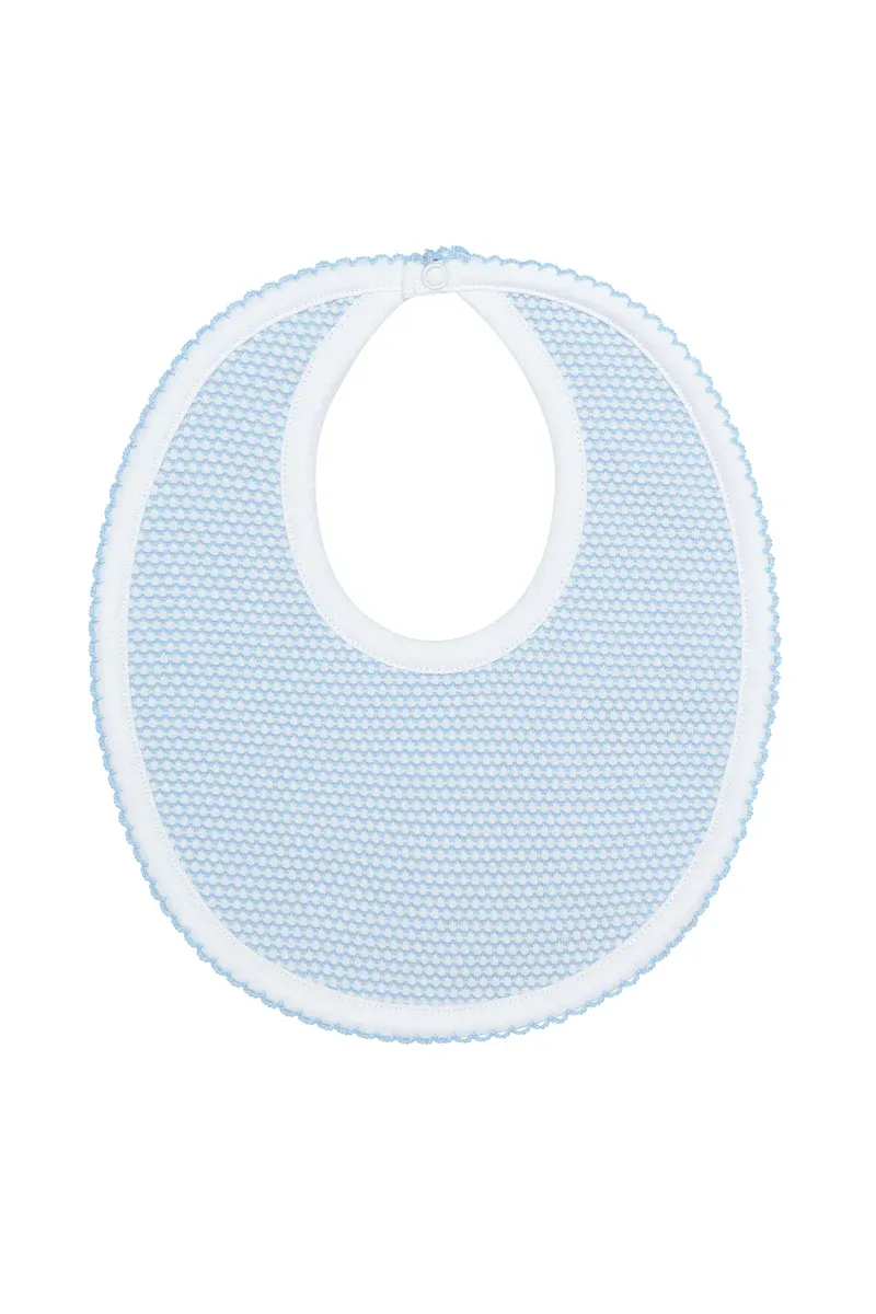 Blue Bubble Baby Bib