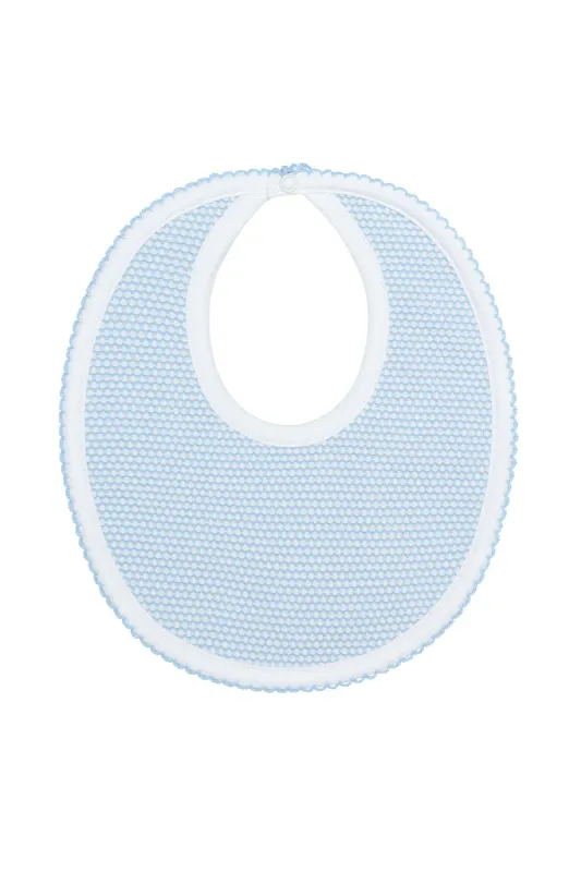 Blue Bubble Baby Bib