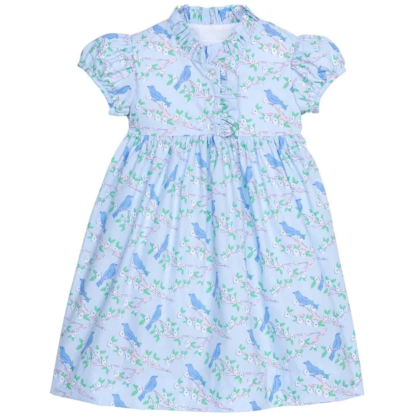 Birdie Dress in Cherry Blossoms
