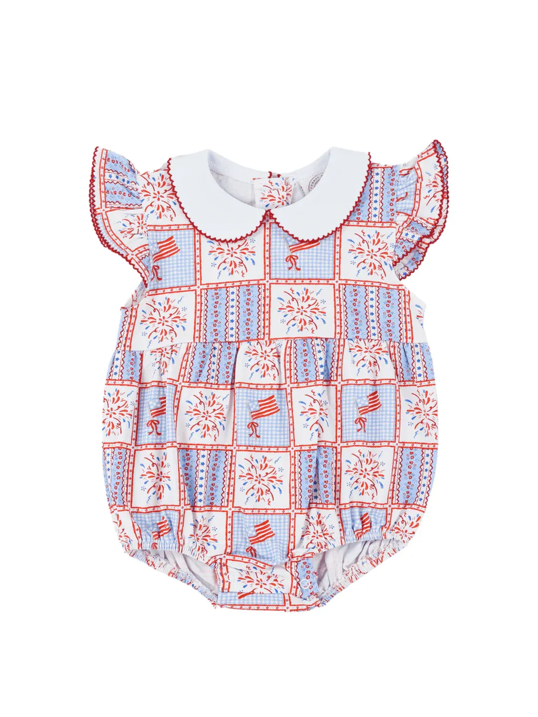 Patriotic Patchwork Penelope Prep Bubble