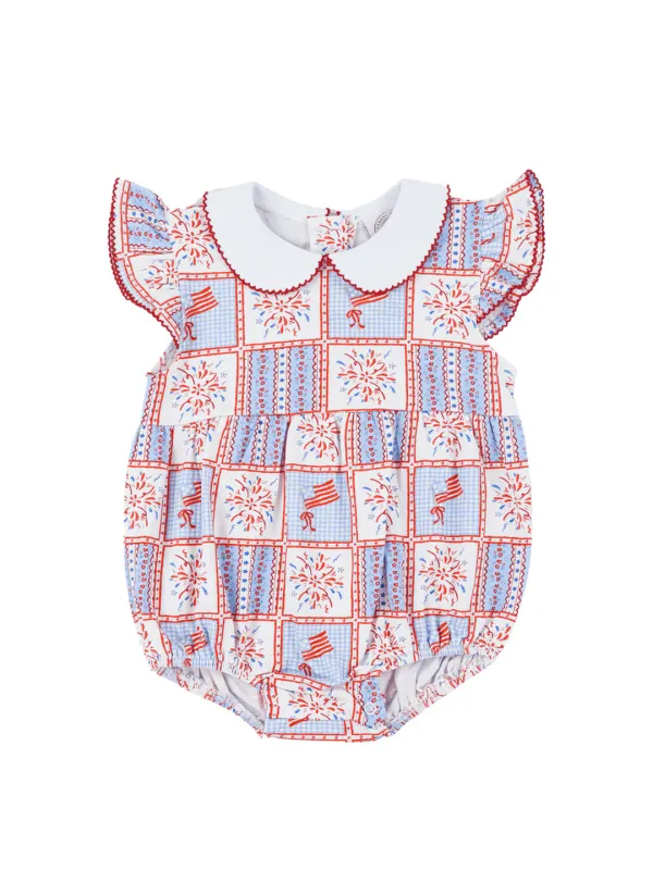 Patriotic Patchwork Penelope Prep Bubble