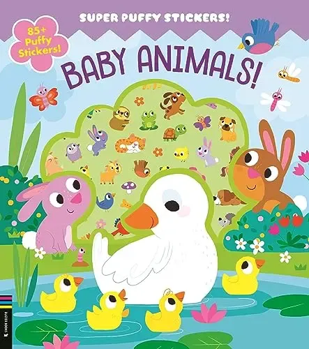 Super Puffy Stickers Baby Animals