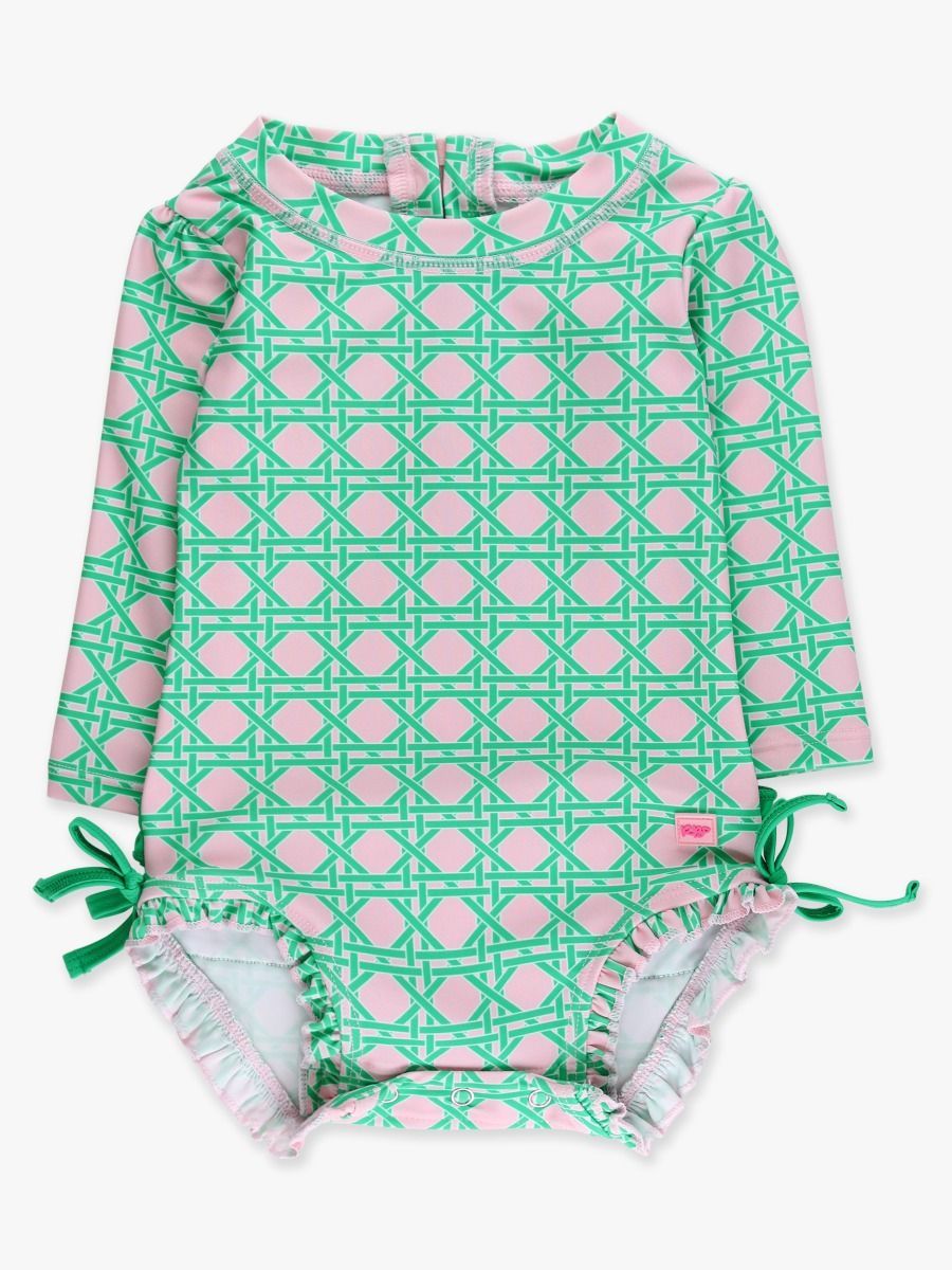 Pink Coastal Cane Long Sleeve Rashguard