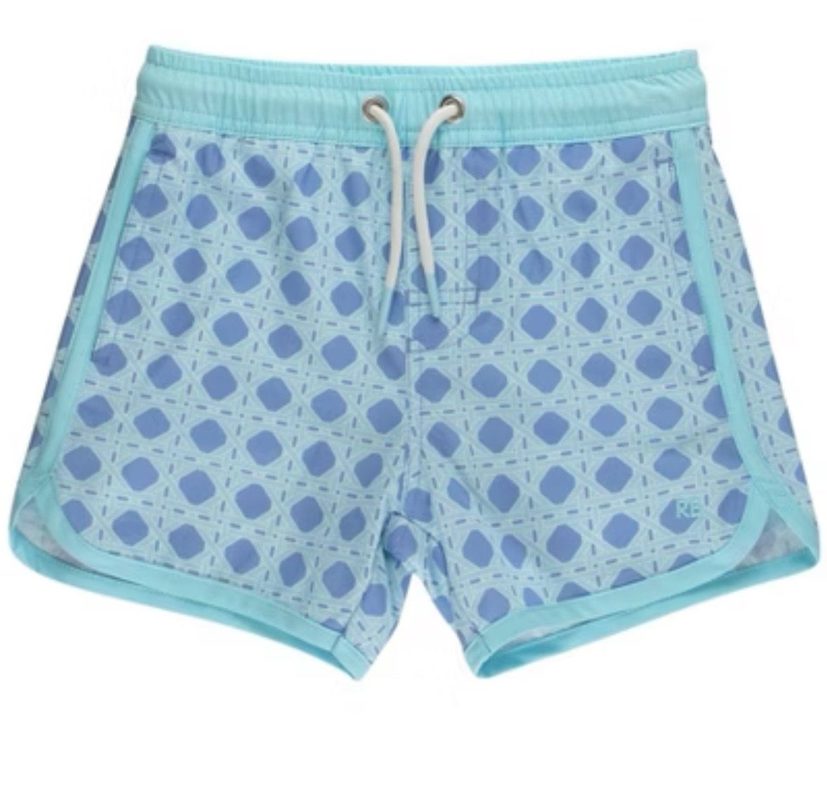 Periwinkle Blue Performance Hybrid Dolphin Hem Swim Trunks