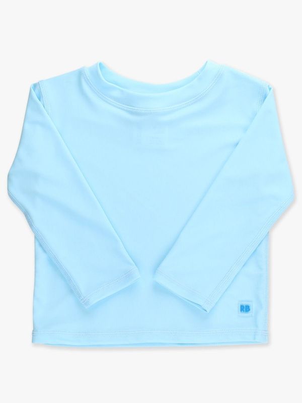 Long Sleeve Zipper Rash Guard- Blue Breeze