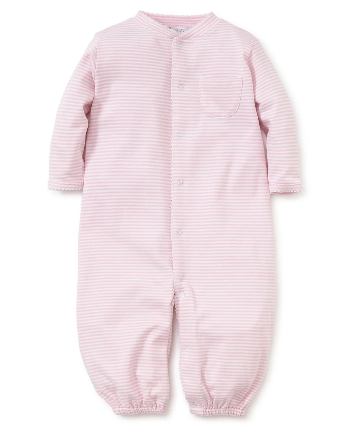 Striped Converter Gown in Pink Stripe