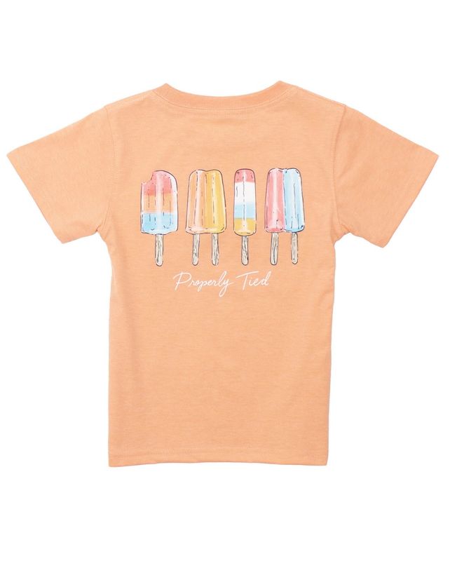 Girls Popsicles Short Sleeve in Melon