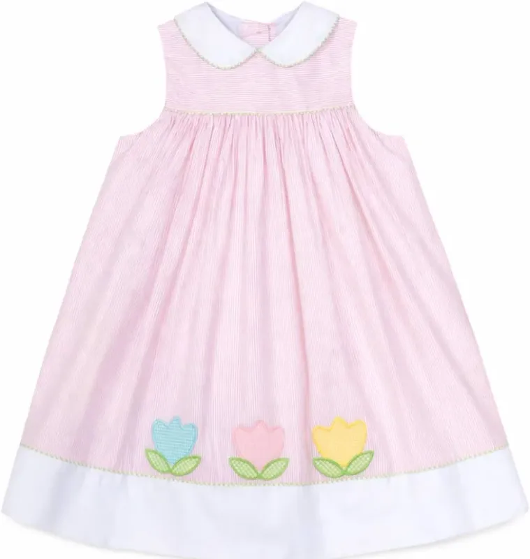 Easter Tulips A-Line Dress