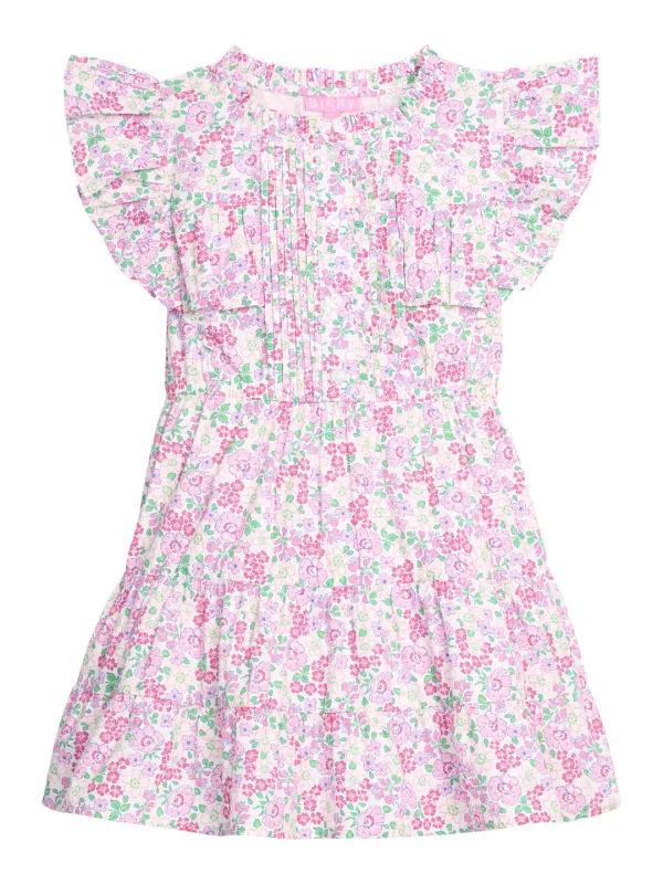 Rodeo Dress in Pink Bloomsbury Blossoms