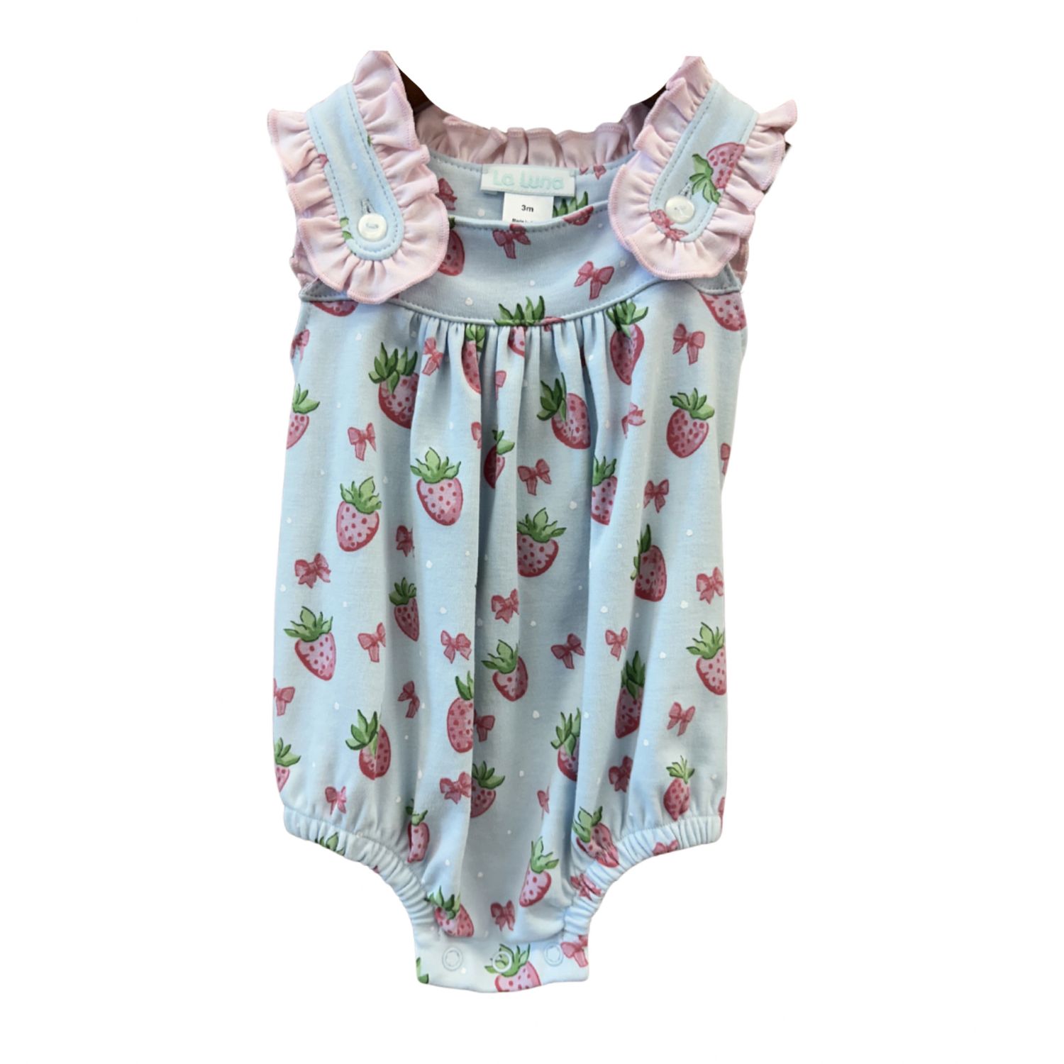 Pima Strawberry Sleeveless Bubble