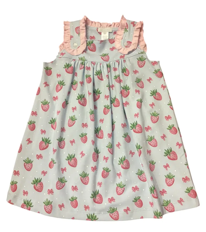 Pima Strawberry Dress with Pockets