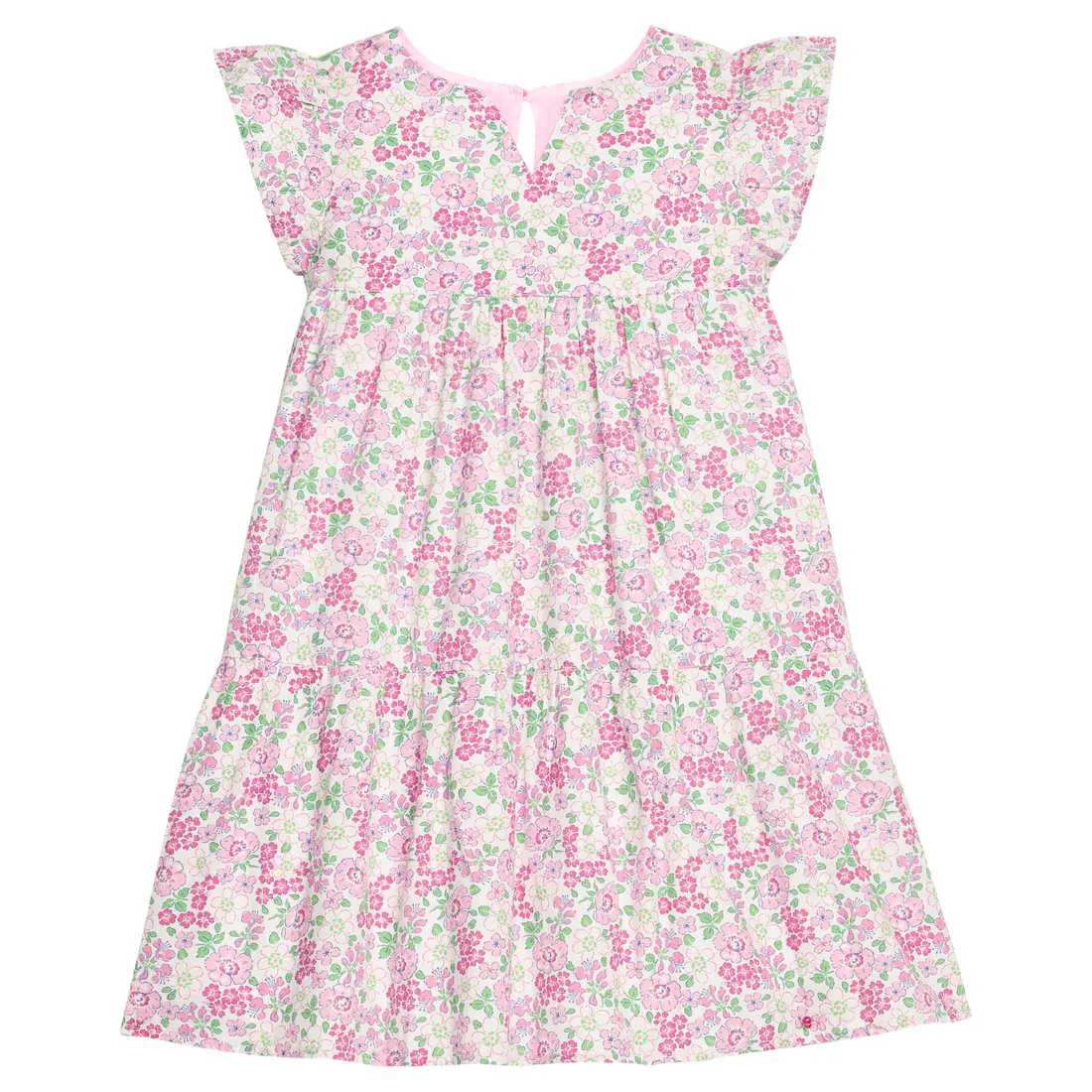Positano Dress in Pink Bloomsbury Blossoms
