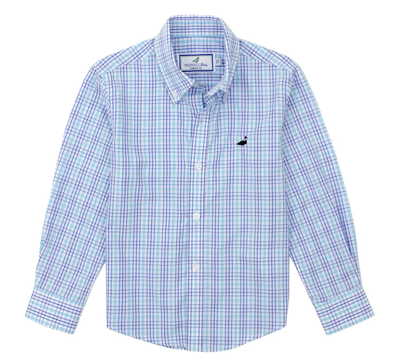Boys Seasonal Sportshirt in Deane Check
