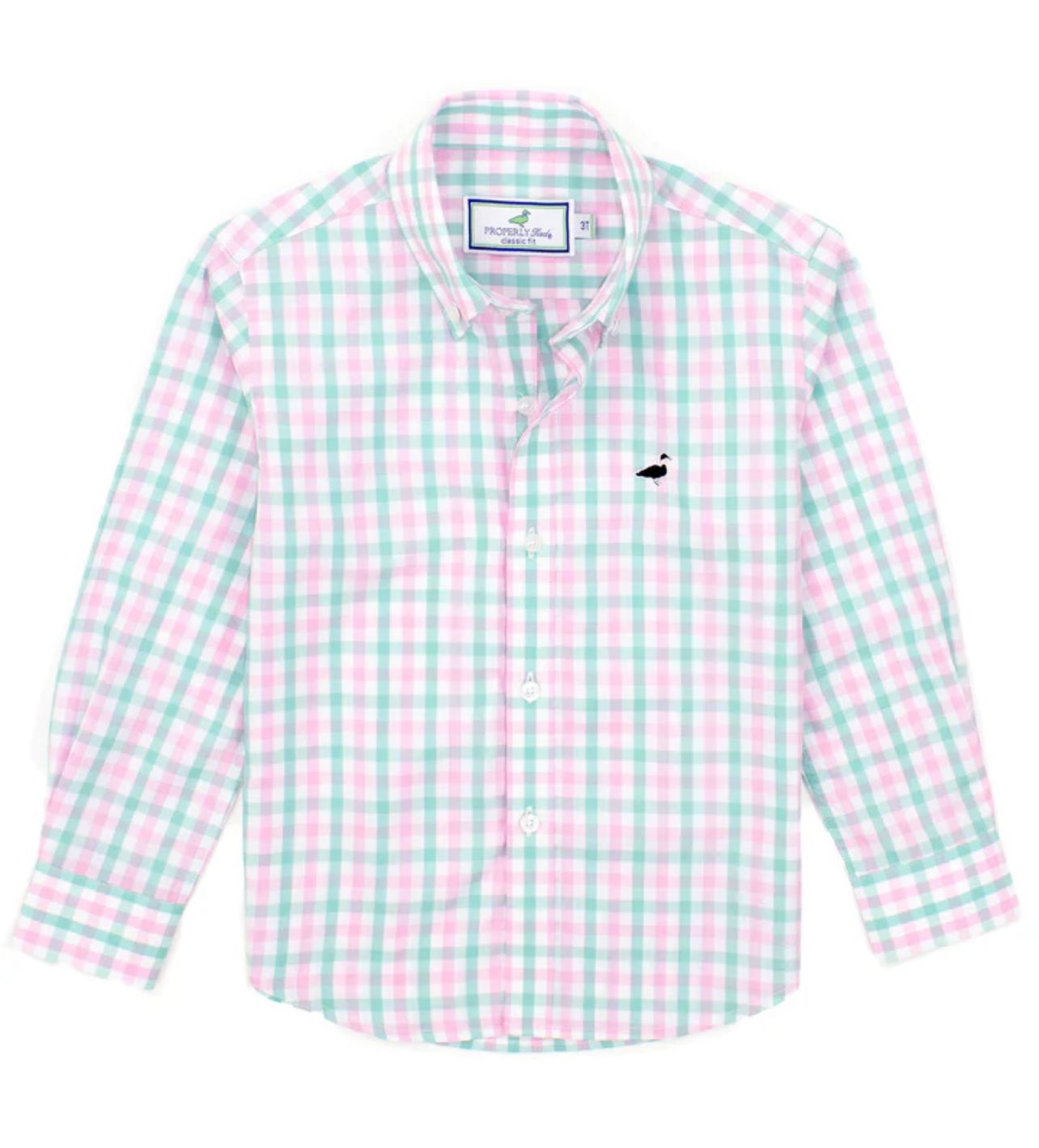 Boys Seasonal Sportshirt in Rosemary