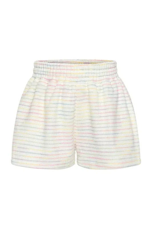 Carlisle Shorts in Rainbow Stripe Knit
