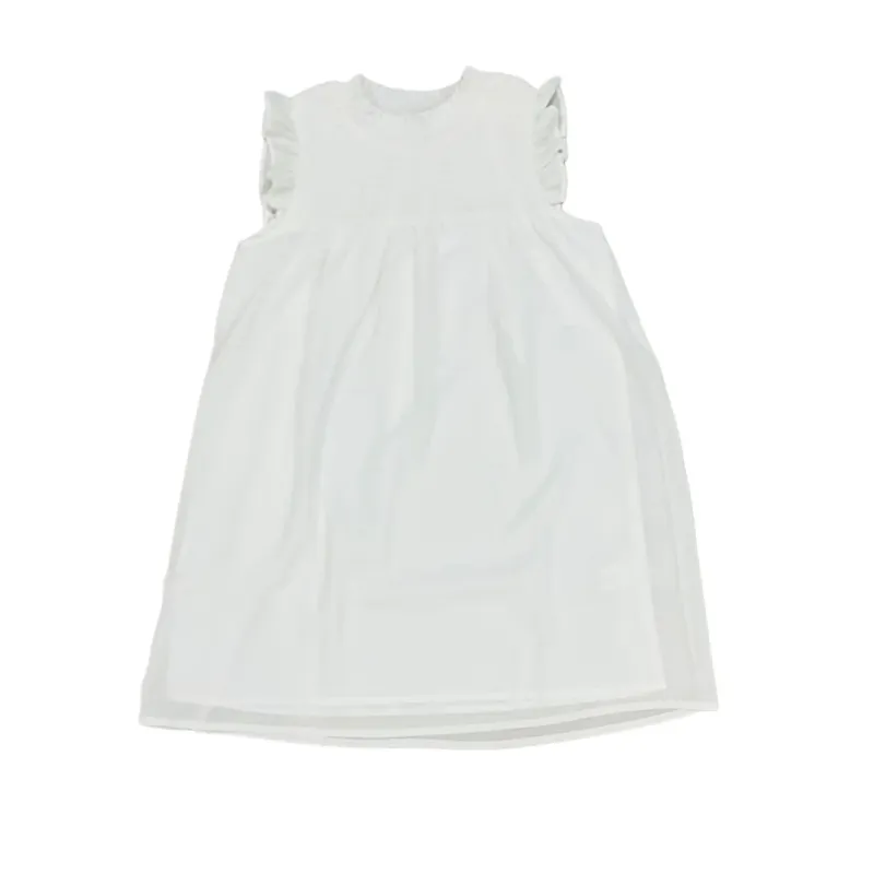 Lottie Dress in Sleeveless White