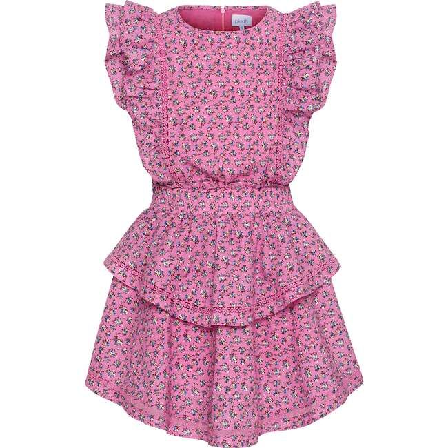 Gigi Dress in Hibiscus Pop